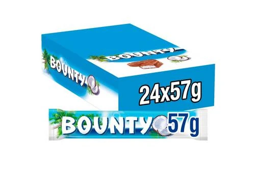 Bounty Coconut Milk Chocolate Duo Bar 57g Pack Size: 24 X 57g 5 Bounty Coconut Milk Chocolate Duo Bar 57g Pack Size: 24 X 57g - Image 3