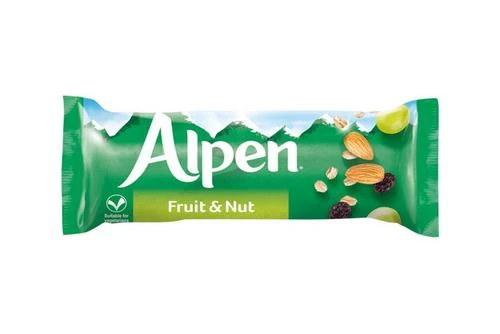 Alpen Cereal Bar Fruit & Nut Single Pack Size: 24 X 28g 4 Alpen Cereal Bar Fruit & Nut Single Pack Size: 24 X 28g - Image 2