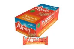 Alpen Cereal Bar Strawberry & Yoghurt Single Pack Size: 24 X 29g