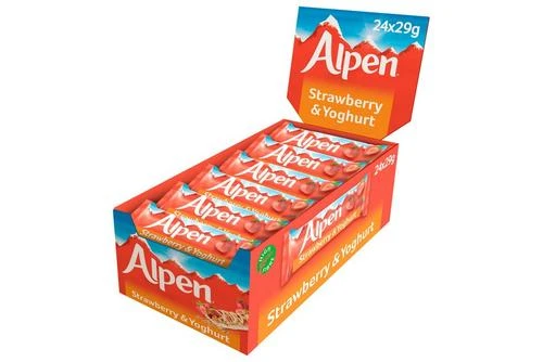 Alpen Cereal Bar Strawberry & Yoghurt Single Pack Size: 24 X 29g 5 Alpen Cereal Bar Strawberry & Yoghurt Single Pack Size: 24 X 29g - Image 3