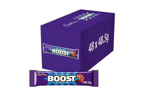 Cadbury Boost Chocolate Bar 48.5g Pack Size: 48 X 48.5g 3 Cadbury Boost Chocolate Bar 48.5g Pack Size: 48 X 48.5g