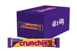 Cadbury Crunchie Chocolate Bar 40g Pack Size: 48 X 40g