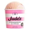 Jude's Strawberries And Cream Dairy Ice Cream Pack Size: 24 X 100ml 1 Jude's Strawberries And Cream Dairy Ice Cream Pack Size: 24 X 100ml -Snack Store 461566 1