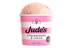 Jude's Strawberries And Cream Dairy Ice Cream Pack Size: 24 X 100ml
