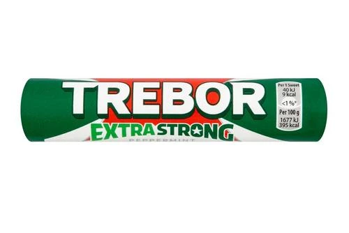 Trebor Extra Strong Peppermint Mints Roll 41.3g Pack Size: 40 X 41.3g 4 Trebor Extra Strong Peppermint Mints Roll 41.3g Pack Size: 40 X 41.3g - Image 2