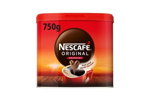 Nescafe Original Instant Coffee Granules Tin 750g Pack Size: 1 X 750g 3 Nescafe Original Instant Coffee Granules Tin 750g Pack Size: 1 X 750g