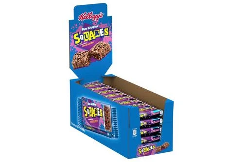 Kellogg's Squares Delightfully Chocolatey Cereal Bars Pack Size: 30 X 36g 4 Kellogg's Squares Delightfully Chocolatey Cereal Bars Pack Size: 30 X 36g - Image 2