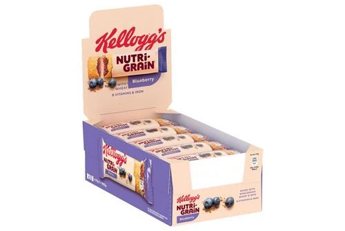 Kellogg's Nutri-Grain Bars Blueberry 37g Pack Size: 25 X 37g 5 Kellogg's Nutri-Grain Bars Blueberry 37g Pack Size: 25 X 37g - Image 3