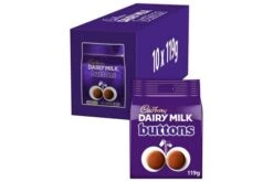 Cadbury Dairy Milk Giant Buttons Chocolate Bag 119g Pack Size: 10 X 119g