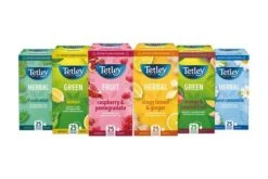 Tetley Fruit & Herbal Variety Pack String & Tag Envelope Pack Size: 6 X 25