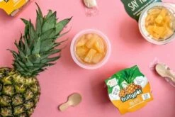 Fruity Pot - Pineapple Pieces In Fruit Juice Pack Size: 18 X 113g -Snack Store 84876 4
