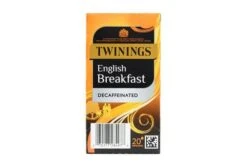 Twinings English Breakfast Decaffeinated Enveloped Tea Bags Pack Size: 4 X 20