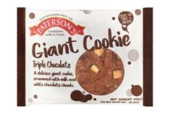 Paterson's Triple Chocolate Giant Cookie Pack Size: 18 X 60g