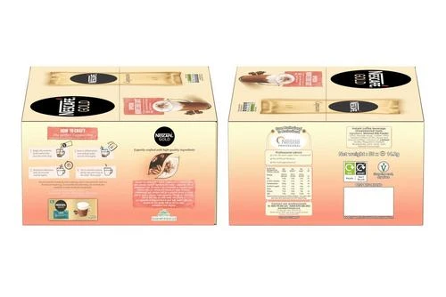 Nescafé GOLD Cappuccino Unsweetened Taste Coffee 14.2g Pack Size: 50 X 14.2g 6 Nescafé GOLD Cappuccino Unsweetened Taste Coffee 14.2g Pack Size: 50 X 14.2g - Image 4
