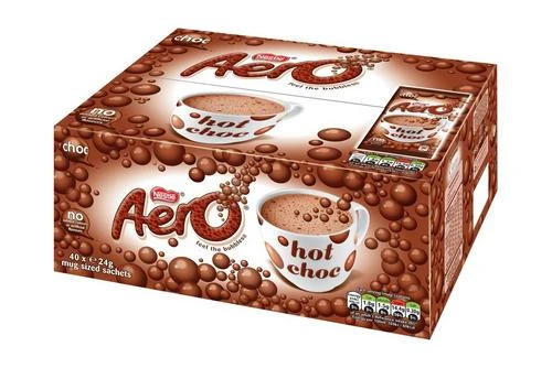 Aero Instant Hot Chocolate Sachets 40g Pack Size: 40 X 40g 4 Aero Instant Hot Chocolate Sachets 40g Pack Size: 40 X 40g - Image 2