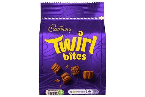 Cadbury Twirl Bites Chocolate Bag 109g Pack Size: 10 X 109g 4 Cadbury Twirl Bites Chocolate Bag 109g Pack Size: 10 X 109g - Image 2