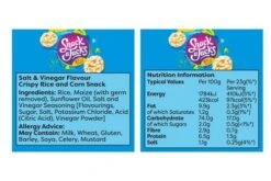 Snack A Jacks Salt & Vinegar Rice Cakes 23g Pack Size: 24 X 23g -Snack Store 85595 4