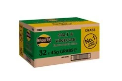 Walkers Salt & Vinegar Crisps 45g Pack Size: 32 X 45g -Snack Store 87617 5