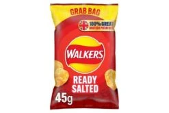 Walkers Ready Salted Crisps 45g Pack Size: 32 X 45g