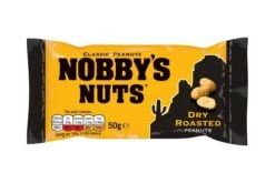 Nobby's Nuts Classic Dry Roasted Peanuts 50g Pack Size: 24 X 50g -Snack Store 87683 2