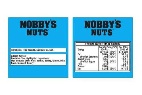 Nobby's Nuts Classic Salted Peanuts 50g Pack Size: 24 X 50g 6 Nobby's Nuts Classic Salted Peanuts 50g Pack Size: 24 X 50g - Image 4