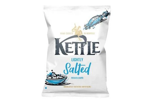 KETTLE® Chips Lightly Salted 40g Pack Size: 18 X 40g 3 KETTLE® Chips Lightly Salted 40g Pack Size: 18 X 40g