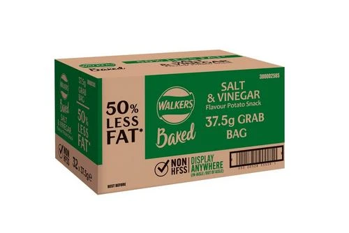 Walkers Baked Salt & Vinegar Snack Crisps 37.5g Pack Size: 32 X 37.5g 7 Walkers Baked Salt & Vinegar Snack Crisps 37.5g Pack Size: 32 X 37.5g - Image 5