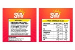 Sunbites Sun Ripened Sweet Chilli Snacks 28g Pack Size: 36 X 28g -Snack Store 89793 4