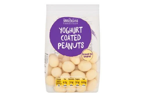 Snacking Essentials Yoghurt Peanuts 100g Pack Size: 12 X 100g 3 Snacking Essentials Yoghurt Peanuts 100g Pack Size: 12 X 100g
