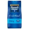 Maxwell House Rich Instant Coffee Refill 750g Pack Size: 1 X 750g -Snack Store 9270 1